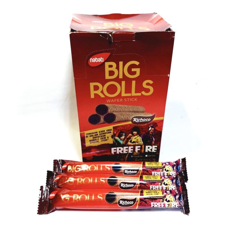 

Nabati big rolls cokelat 1 box isi 20 pcs @16g