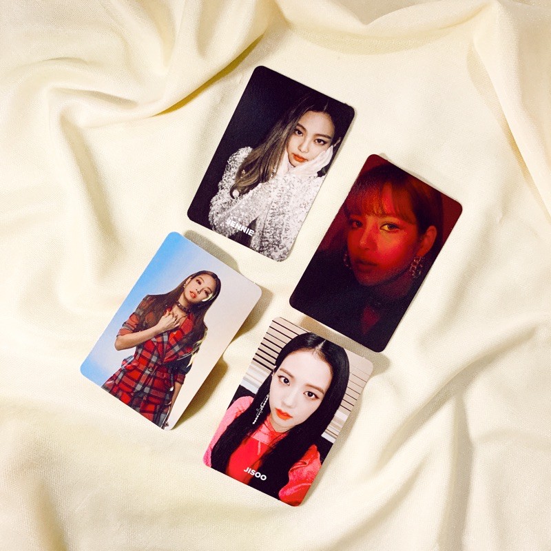 BLACKPINK SQUARE UP - SELFIE AND CONCEPT PHOTOCARD JISOO JENNIE ROSÉ LISA