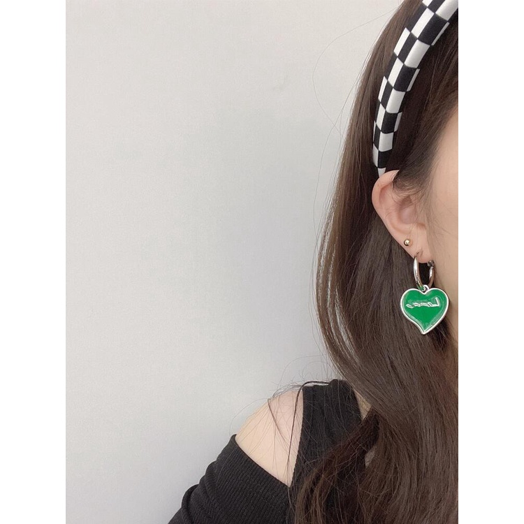 Anting Bentuk Hati Gaya Harajuku