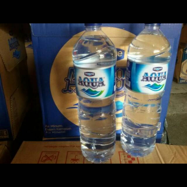  AQUA  BOTOL  1500 ML khusus gojek Shopee Indonesia