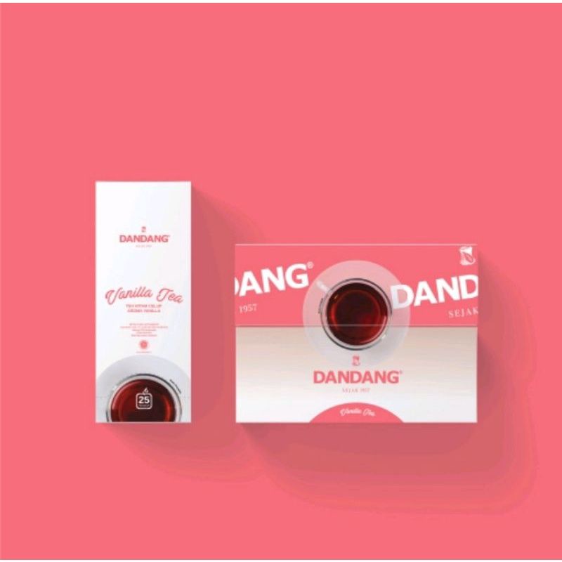 TEH DANDANG VANILA 25's beli 2box free mini container bisa bayar cod