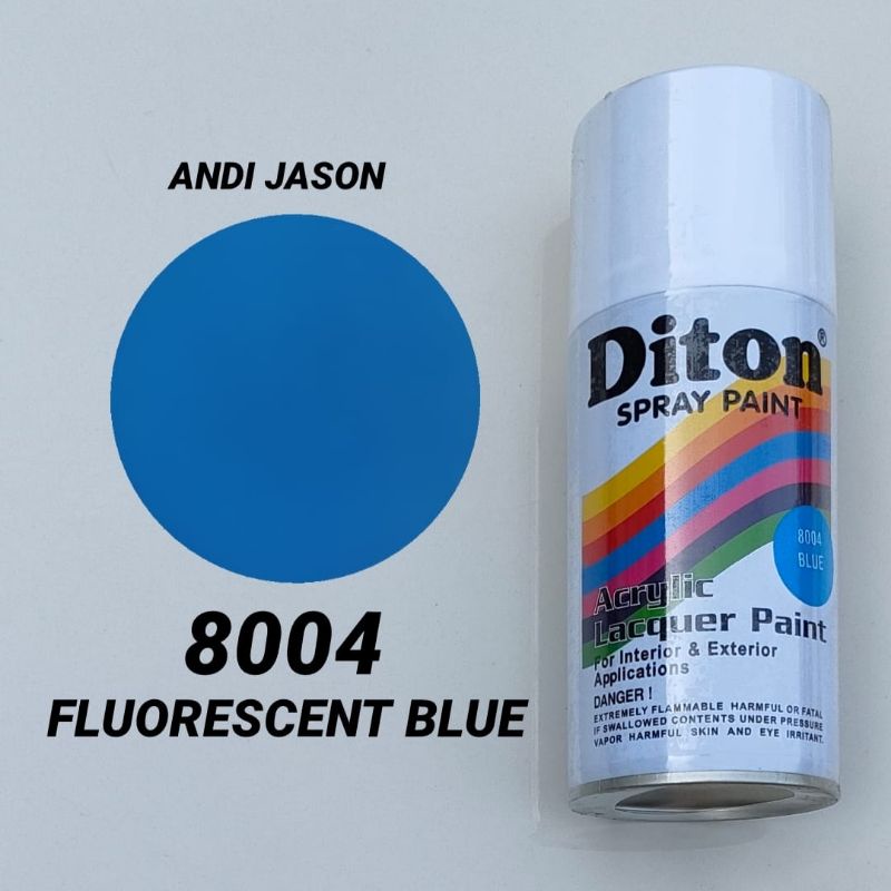 DITON CAT SEMPROT 300CC NO 8004 FLUORESCENT BLUE
