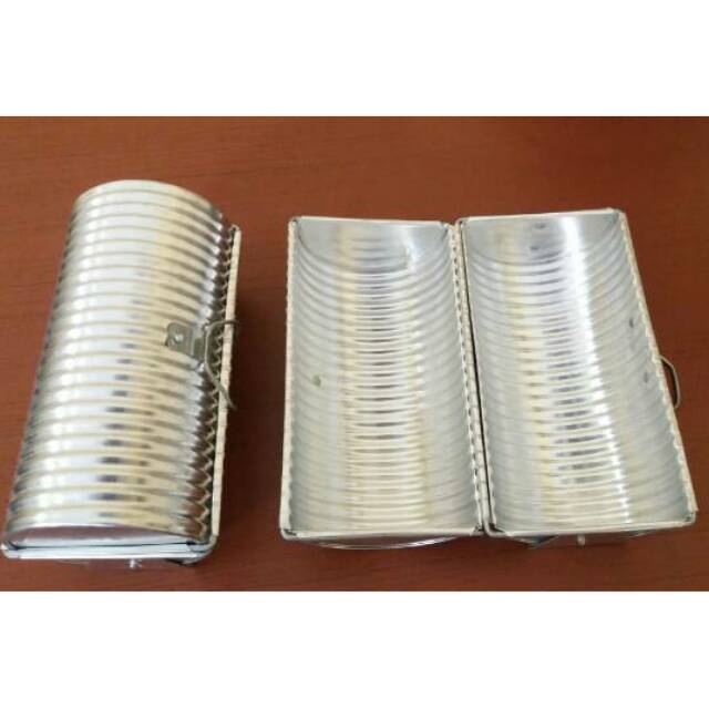 Loyang Roti Tawar Cetakan Roti Tawar Bulat Geret Garis