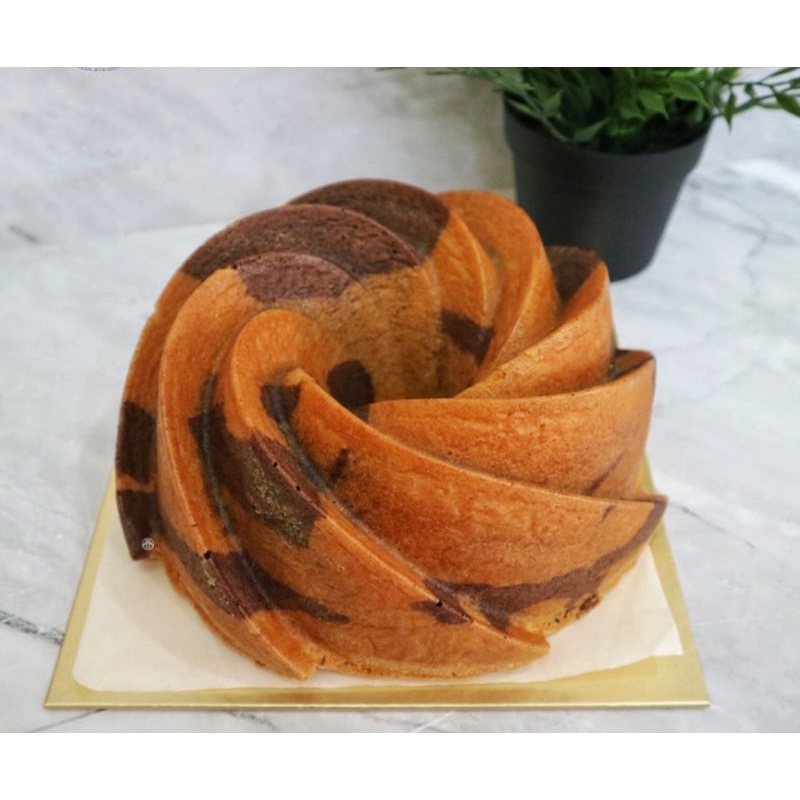 

Marble Butter Cake Wijsman / Bolu Marmer / Bolu Lembut Premium