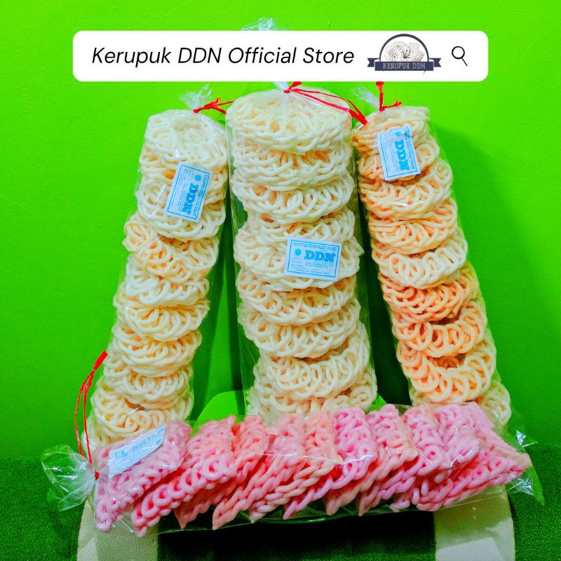 

Kerupuk DDN Bandung - Kemasan Tali (Isi 10 Pcs/Bungkus)