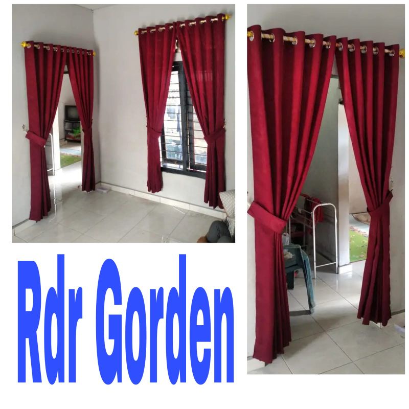 Gorden Jendela dan pintu  panjang 3 Meter Korden Jendela Panjang 2 Meter gorden Pintu Kamar estetik