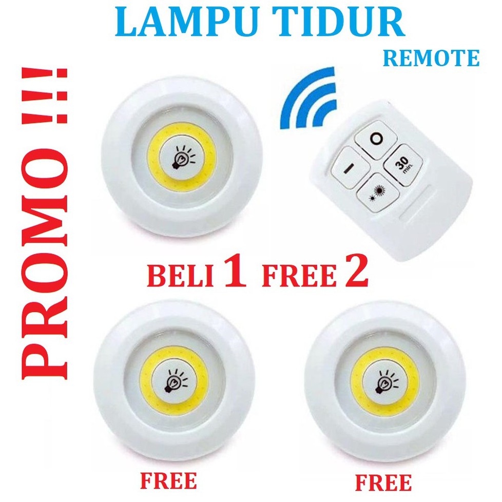 LAMPU TIDUR REMOTE / KAMAR ANAK / KAMAR TIDUR / LAMPU LEMARI