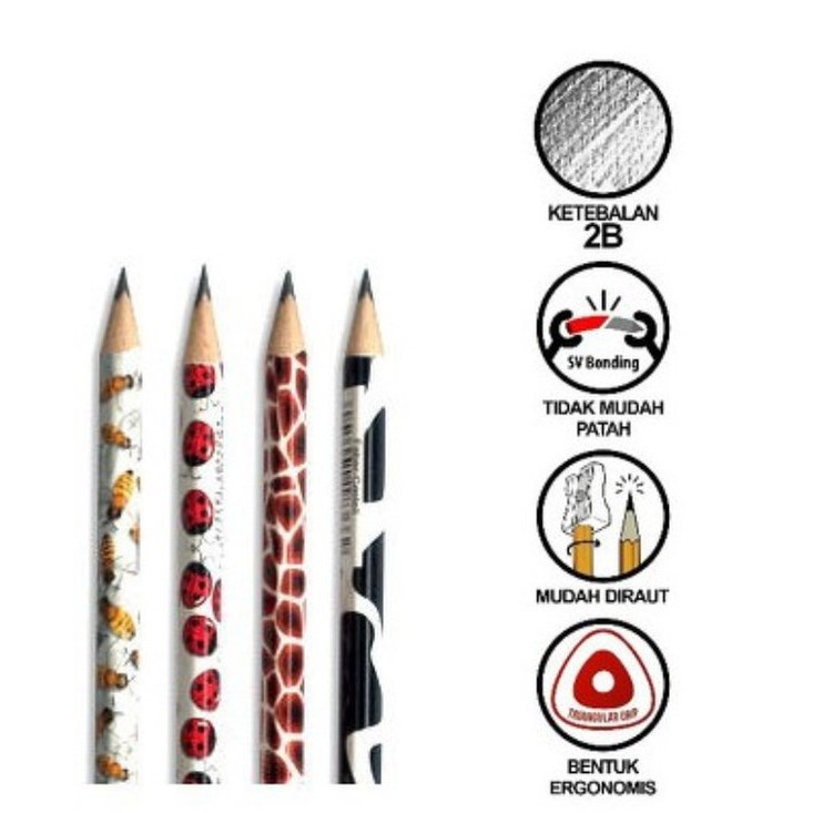 

PENSIL 2B MOTIF FABER CASTELL