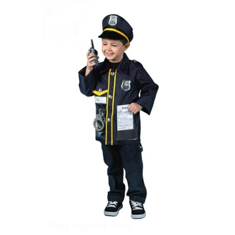 Policeman costume polisi cosplay anak balita kostum profesi