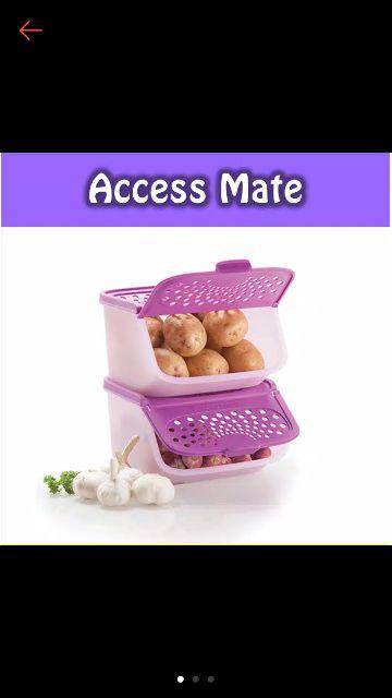 Access Mate Purple (1 Pcs) Tempat Bawang, Kentang Ungu Tupwr