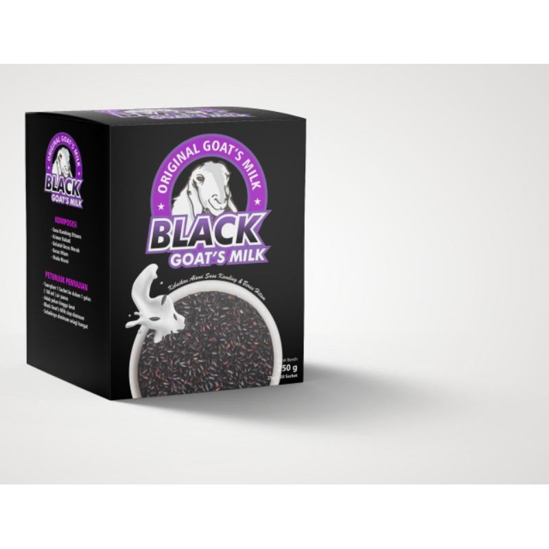 

Black Goat Milk Kebaikan Alami Susu Kambing Plus Beras Hitam