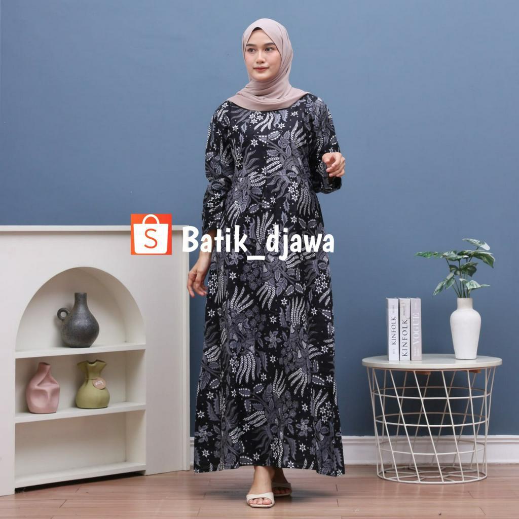 PROMO..BAJU BATIK GAMIS WANITA MODERN KOMBINASI WANITA COUPLE PASANGAN TERBARU 2023 JUMBO