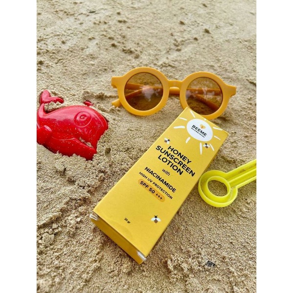 Beeme Honey Sunscreen Lotion SPF50+++ With Niacinamide - Sunscreen Anak Bayi dan Dewasa 20gr