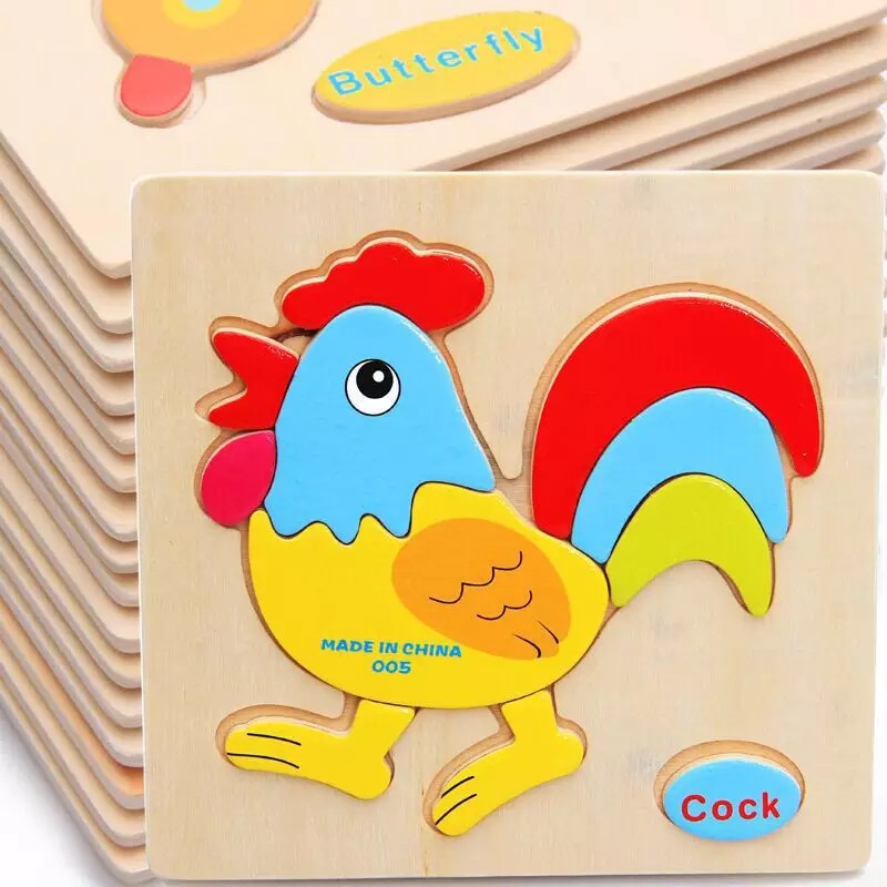 Puzzle Kayu 2D Wooden Puzzle Mini Puzzle Kayu Mainan Puzzle Anak Mainan Kayu Wooden Toys Mainan Kayu