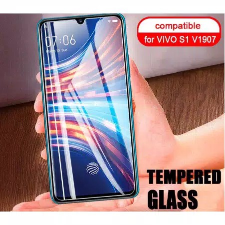 Tempered Glass Colour VIVO S1 PRO /S1 /Y19 Anti Gores Kaca Premium Quality