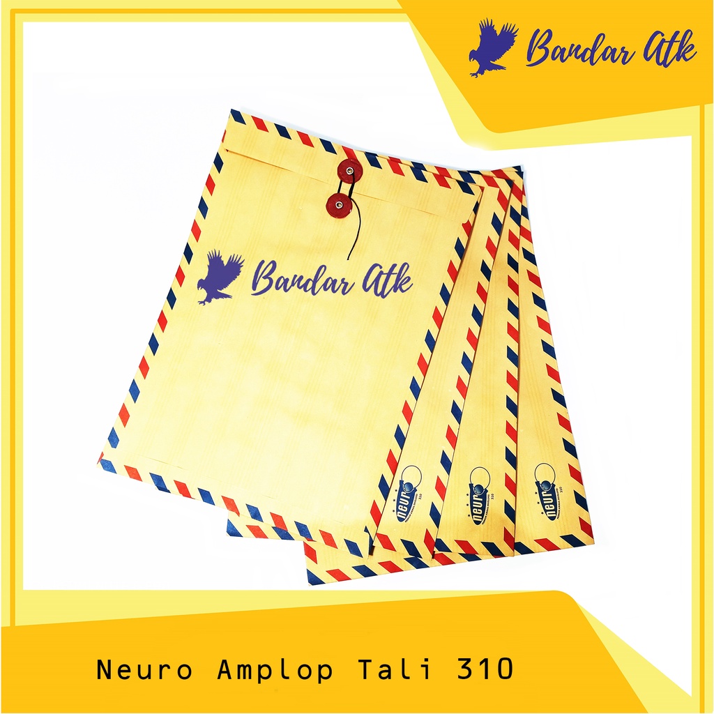 

NEURO Amplop Coklat MAP TALI FOLIO 310 Amplop TALI [1 PACK 50 PCS]