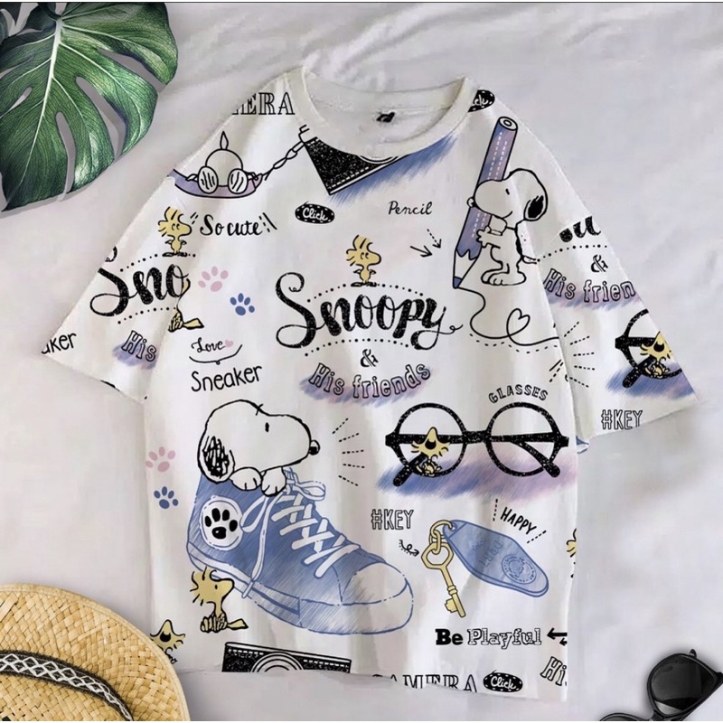 Baju kaos oversize xl tee tshirt cewe wanita dewasa remaja abg motif terbaru-3