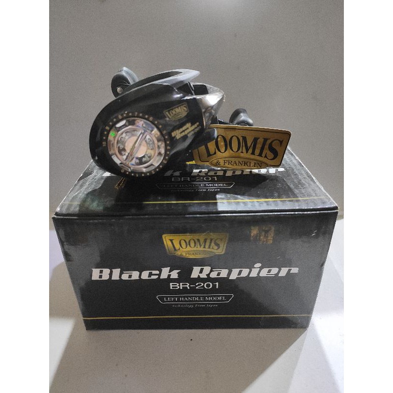 REEL BAITCASTING LOOMIS BLACK RAPIER BR-201 / Reel BC Loomis Black Rapier