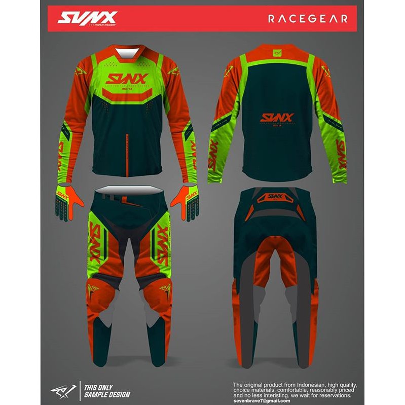 Gearset SVNX Original Jersey Set Motocross Original Jersey Original
