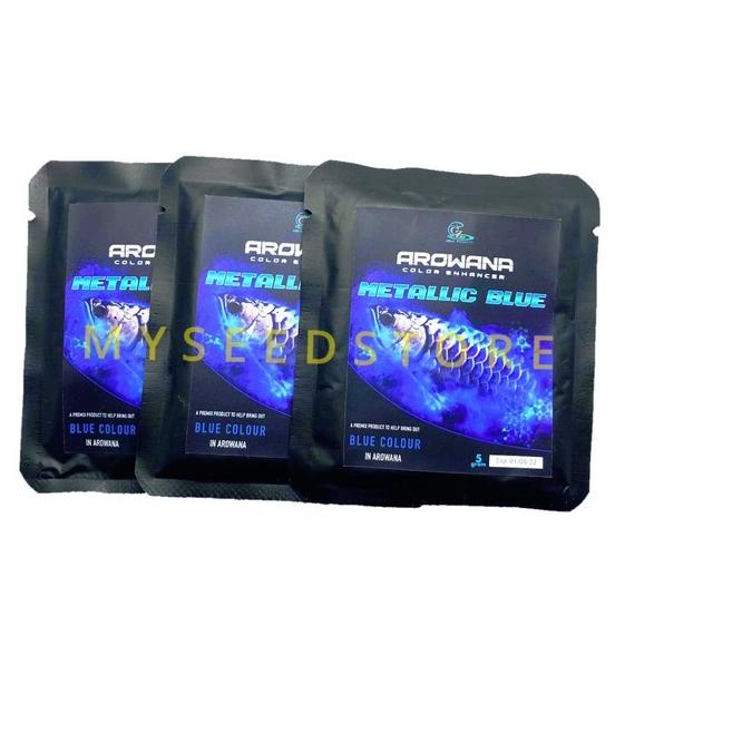 Mettalic Blue Original Pigmen Pewarna Biru Carophyll Blue Carophyll Biru 5gr 