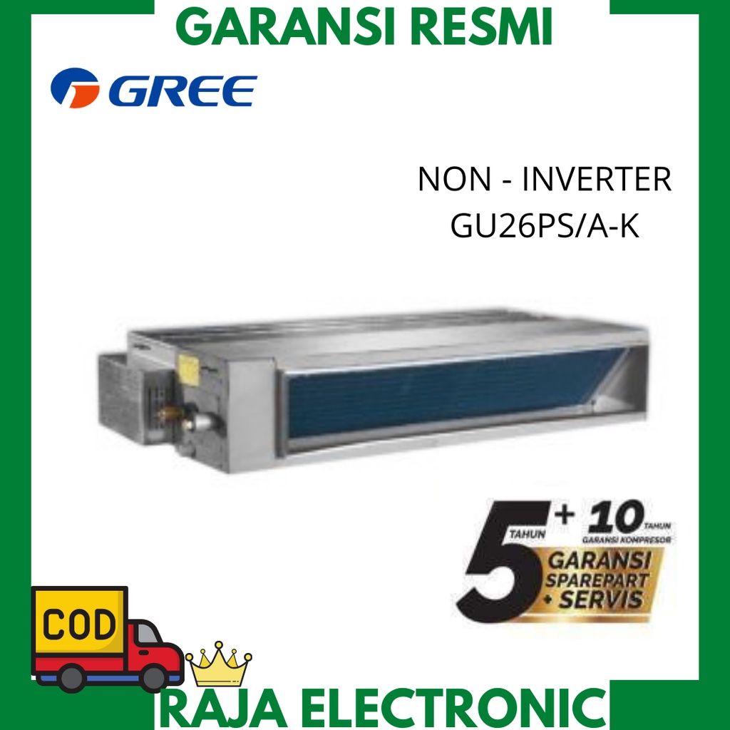 AC Split Duct Gree 1PK GU26PS/A-K NON-INVERTER R410