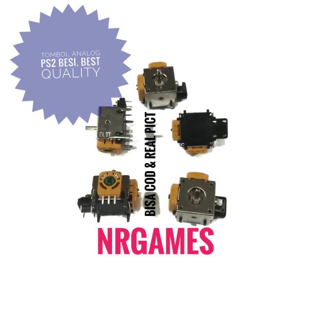 TOMBOL ANALOG PS2 BESI / ANALOG PS2 BESI