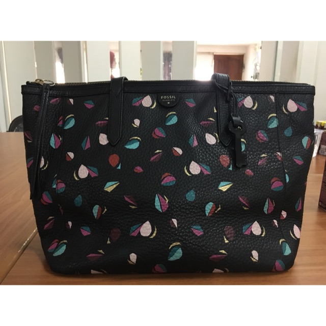 Tas Fossil Multipink Shopper Preloved