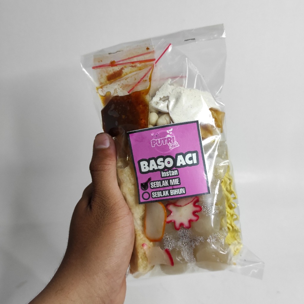 Baso Aci mie &amp; bihun instan putri snack