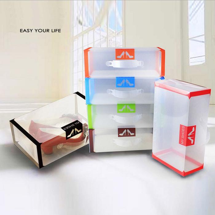 Jual Kotak Sepatu Transparan Murah / Shoes Box / Shoe Box Transparan