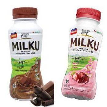 MILKU SUSU UHT 200ML ORIGINAL. HARGA GROSIR/TERMURAH