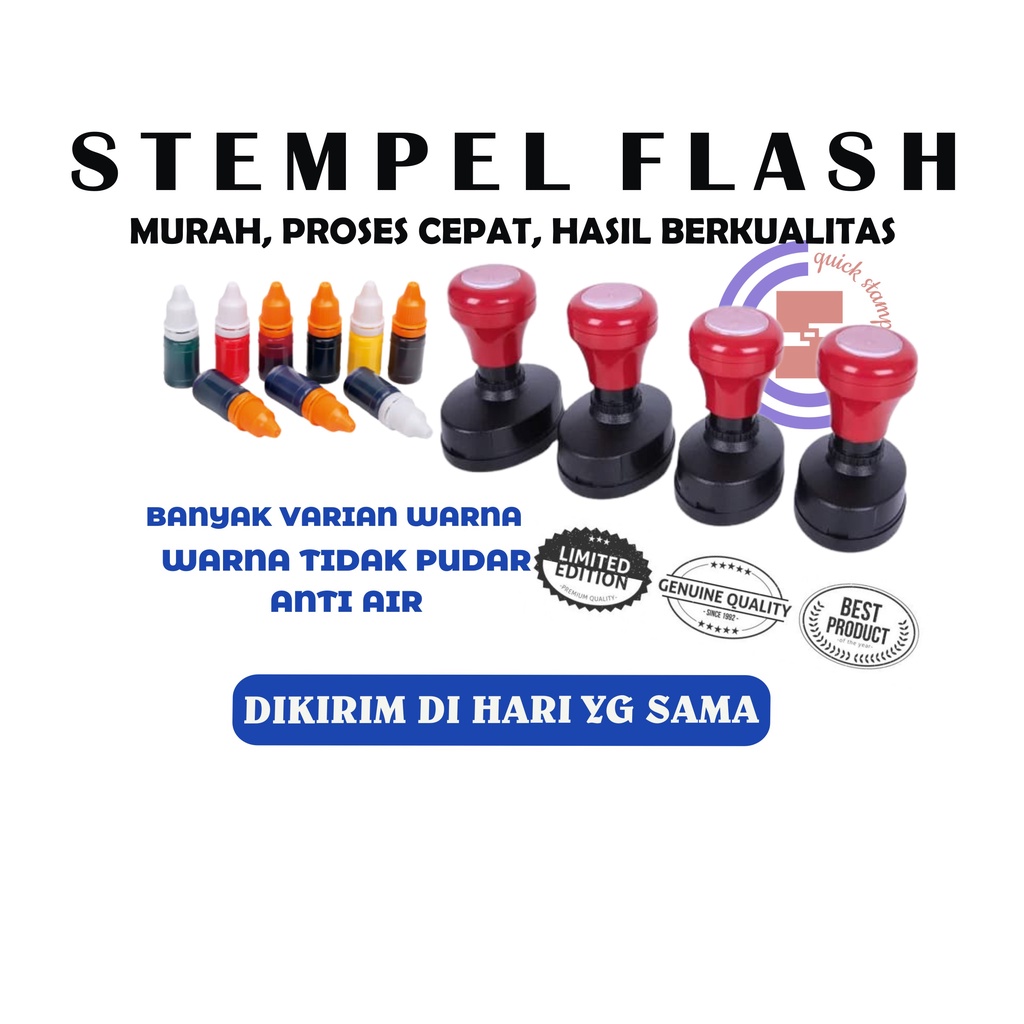 

Stempel Flash Otomatis Oval