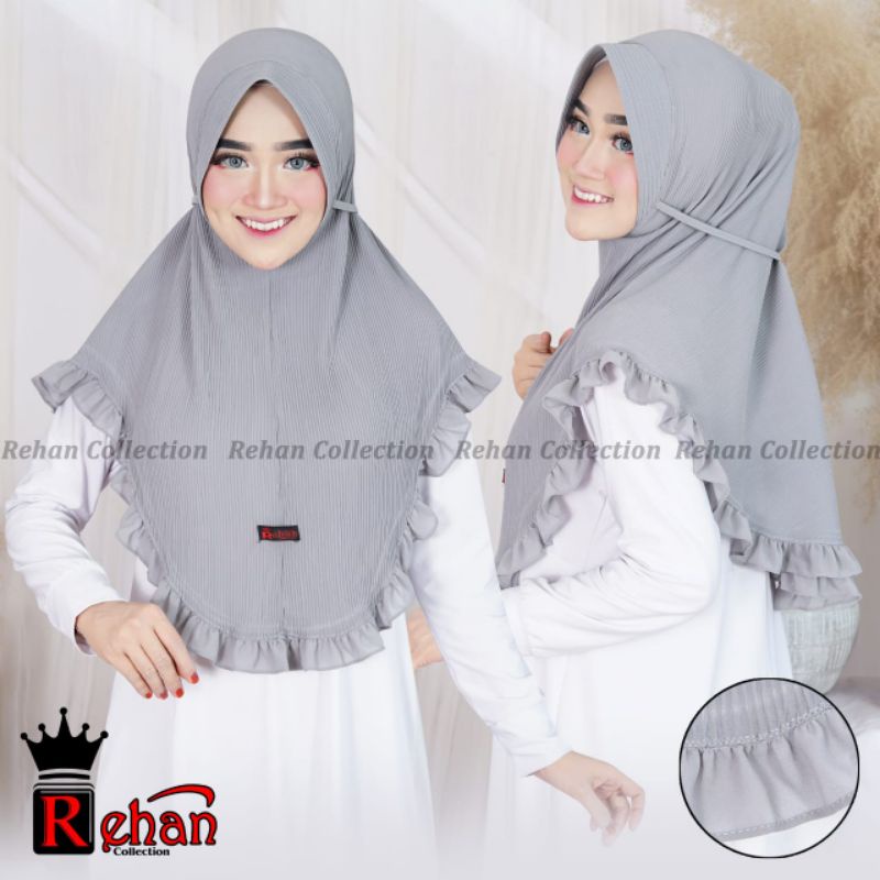 BERGO PED REMPEL PLISKET REHAN / JILBAB PLISKET / BERGO PLISKET / JILBAB BERGO / KHIMAR CERUTY