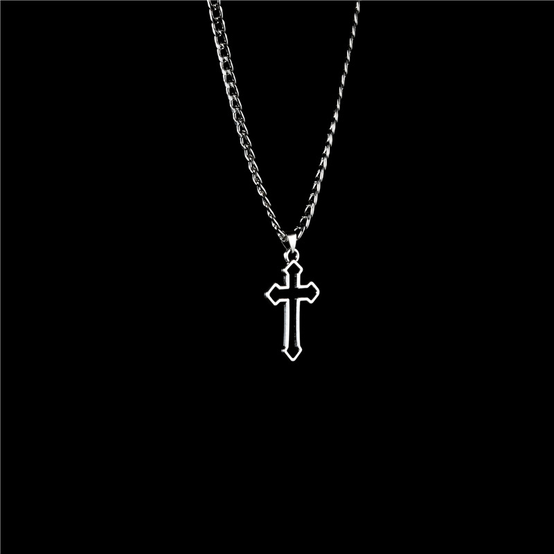 Cool Cross Necklace Jewelry Couple Gift