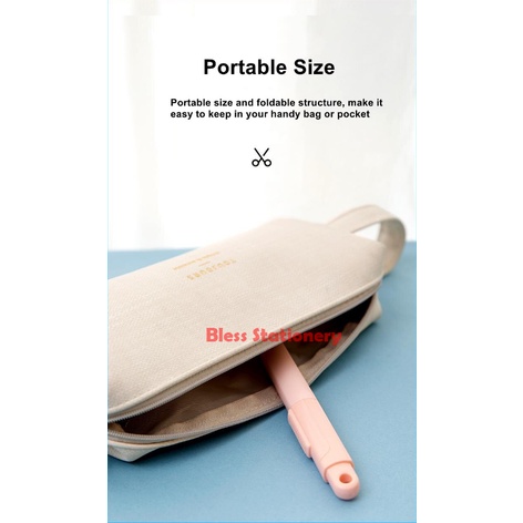 

RB Deli Gunting Portabel gunting kecil gunting mini gunting lipat Portable Scissors