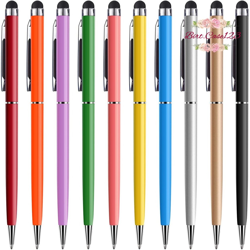Stylus pen UNIVERSAL 2in1 ballpoint pulpen pena smartphone handphone hp touchscreen touch screen sensitive tablet capacitive BC5943