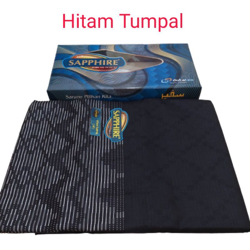 SARUNG SAPPHIRE / SAFIR /SAFIRE DEWASA HITAM