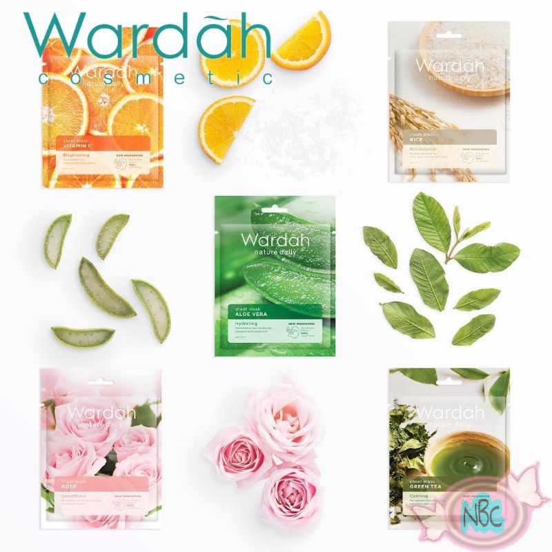 (COD) 100% ORIGINAL WARDAH NATURE DAILY MASK 20 ML MASKER INSTAN MASKER WAJAH SKINCARE CANTIK PERAWA