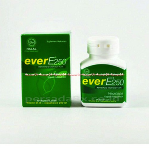 EverE250 Memelihara Kesehatan Kulit Vitamin E 30Kapsul Rumput Laut Ever E 250