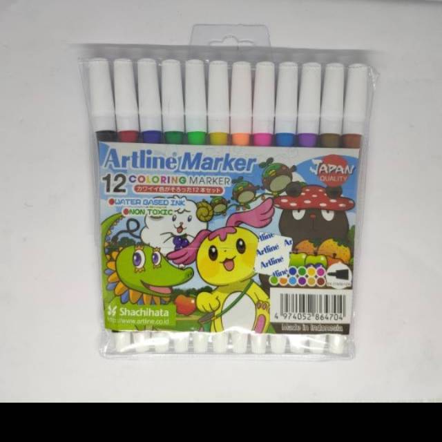 

Spidol 12 warna Artline