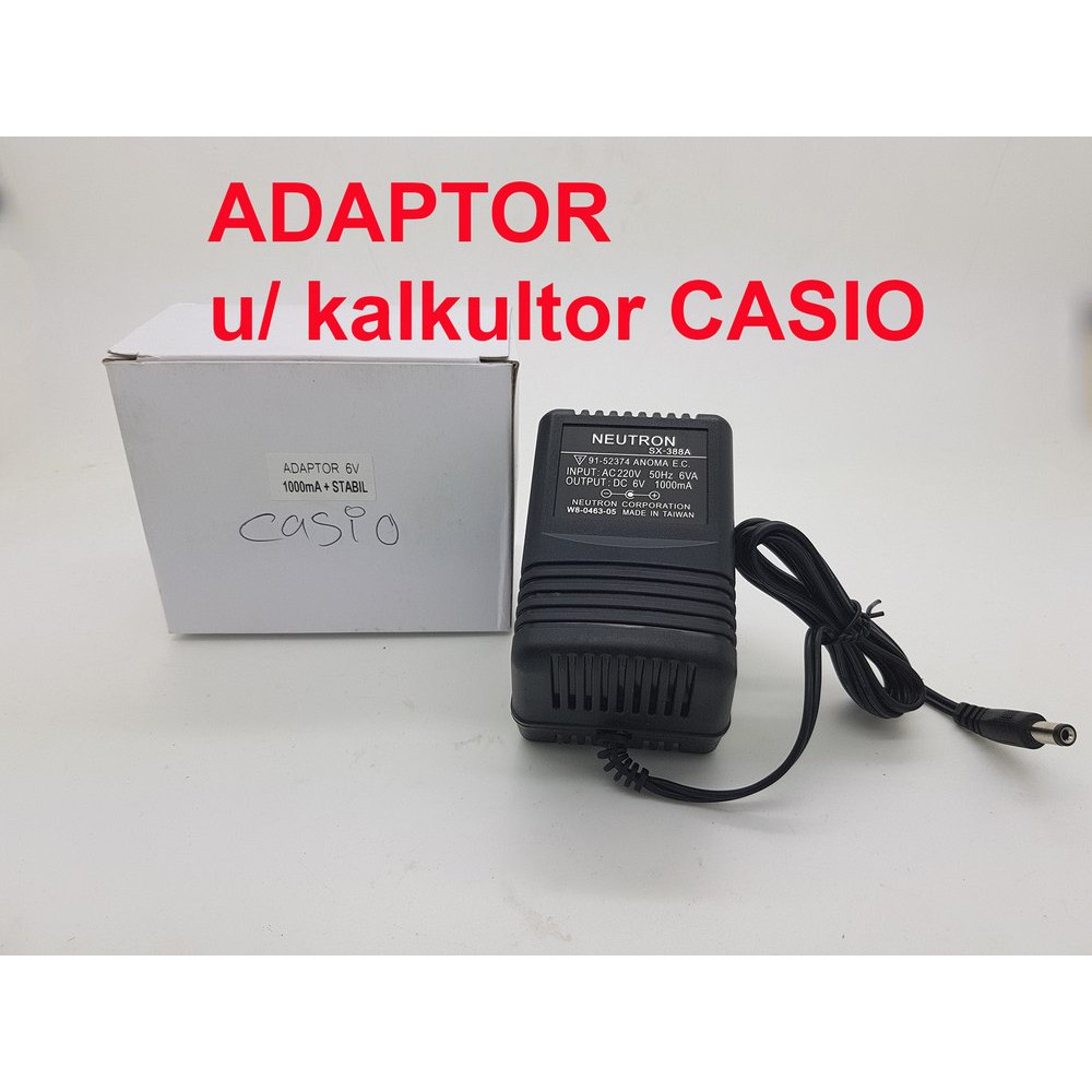 

Adaptor Casio Portable Printer for HR - 8 RC dan HR-100 RC