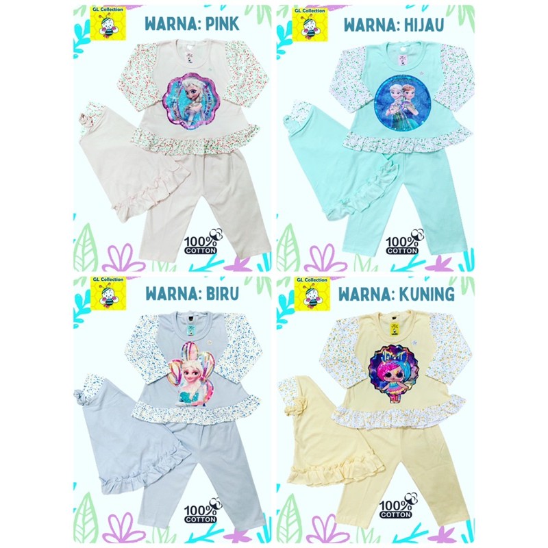 OBRAL! BUSANA MUSLIM SETELAN ROK ANAK ALL SIZE 6-12BULAN 100%KATUN