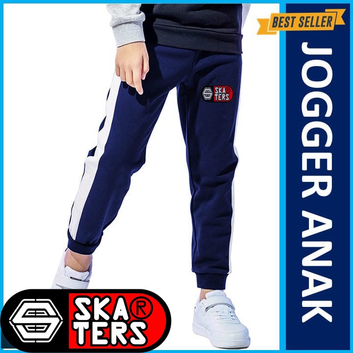 CELANA JOGGER ANAK PANJANG Unisex Laki Perempuan Baby Terry Umur 5-10 Tahun olahraga