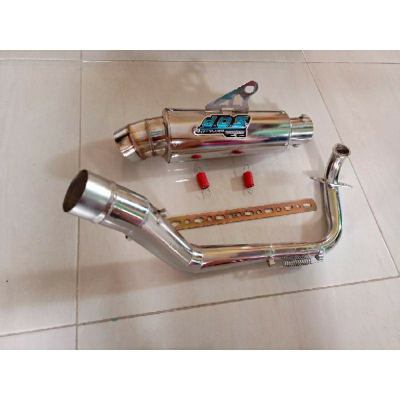 knalpot racing DOS Muffler matic Mio Beat Scoopy Vario Fino