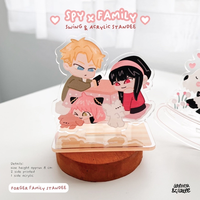 SPY X FAMILY STANDEE by Winter Coffeee