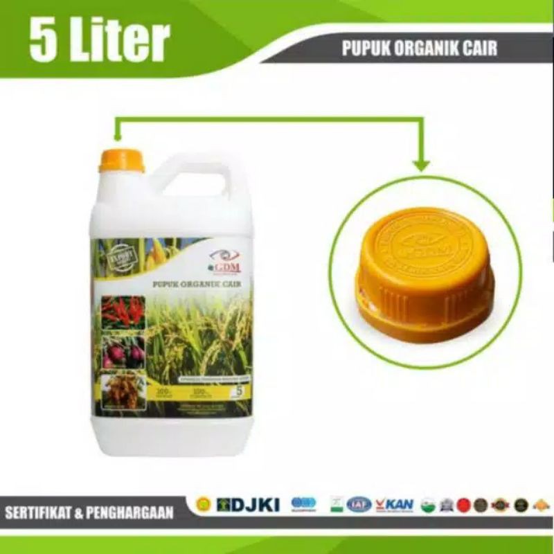 GDM pupuk organik cair tanaman pangan  5 liter