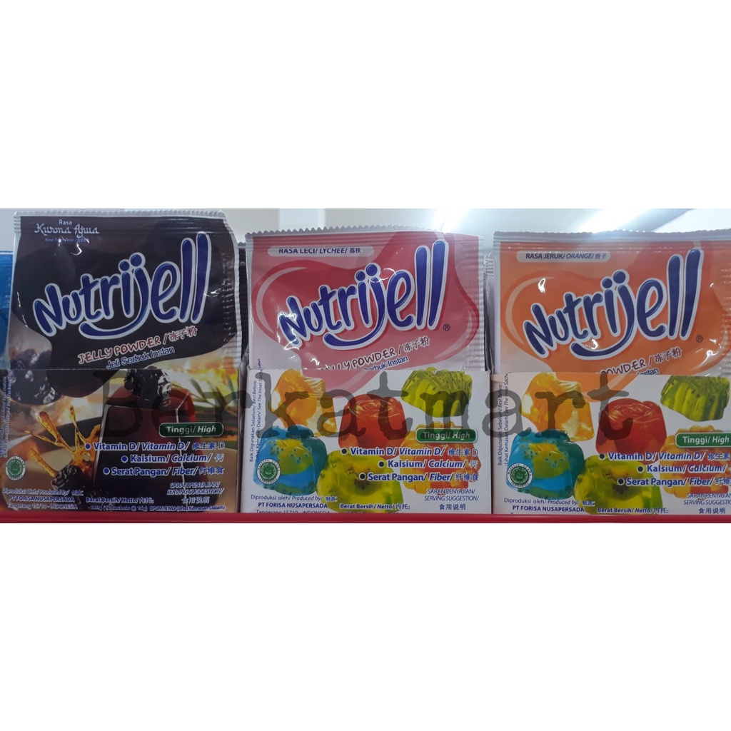 NUTRIJELL JELLY POWDER Semua Rasa 15 Gram Nutrijel Bubuk Jely MURAH