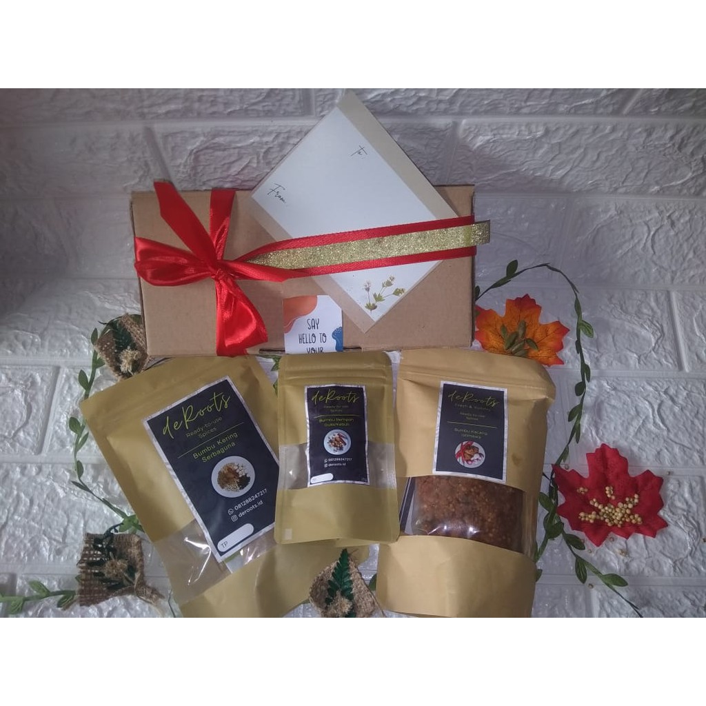Gift Box / Hampers / Paket Bumbu Kacang, Bumbu Kering & Bumbu Gulai