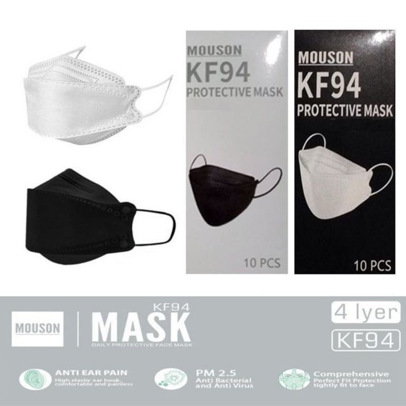 Masker Kesehatan Model Korea 4 Ply KF94