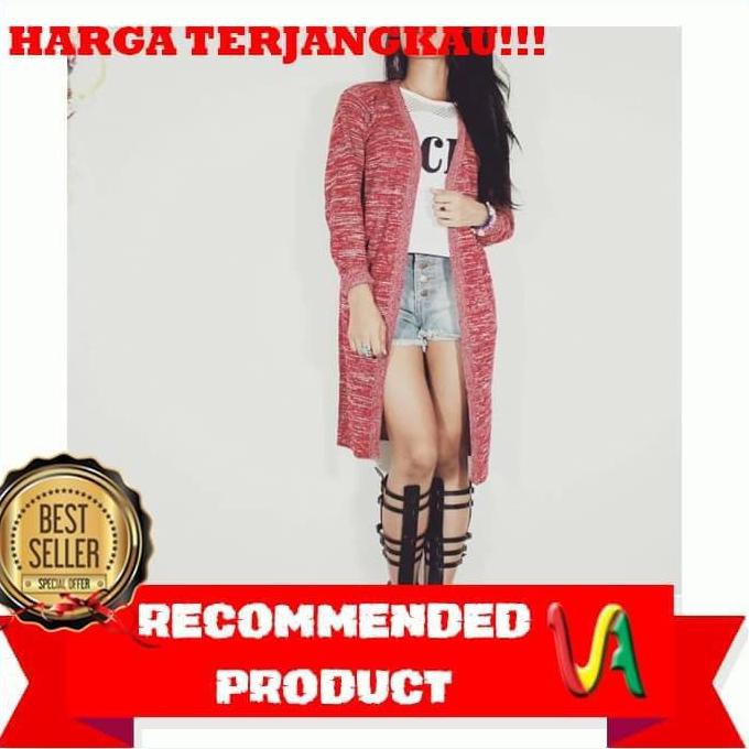 CARDIGAN / JAKET RAJUT / BAJU WANITA / LONG CARDY FASHION FAVORIT