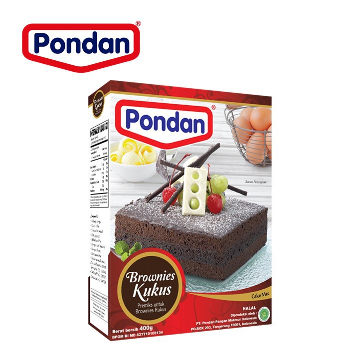 

PONDAN BROWNIES KUKUS 400G